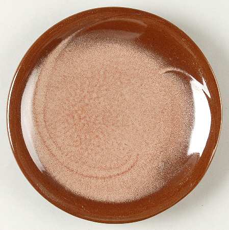 Lazy Bones Brown Satin Bread & Butter Plate
