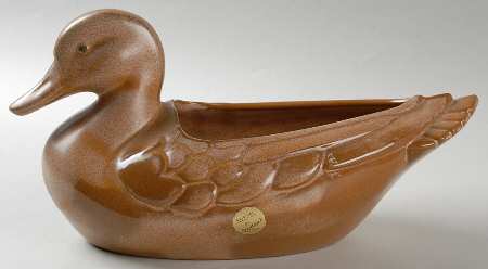 Lazy Bones Brown Satin Flower Pot