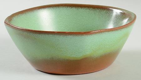 Lazy Bones Prairie Green Coupe Soup Bowl