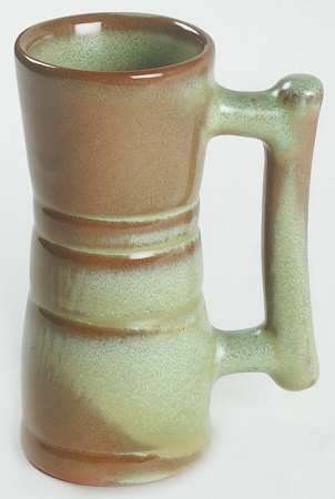 Lazy Bones Prairie Green Handled China Juice Tumbler