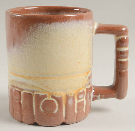Mayan Aztec Desert Gold Mug by Frankoma