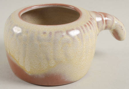 Mayan Aztec Desert Gold Individual Casserole No Lid by Frankoma