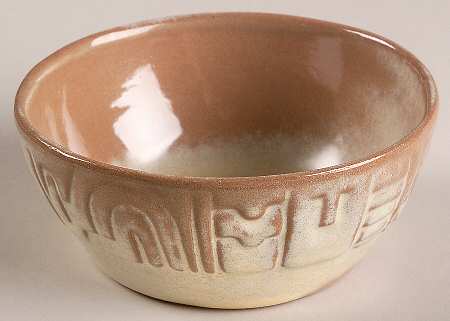 Mayan Aztec Desert Gold Fruit/Dessert (Sauce) Bowl