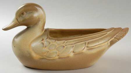 Mayan Aztec Desert Gold Flower Pot by Frankoma