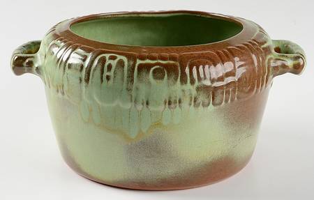 Mayan Aztec Prairie Green 2 Qt Round Covered Casserole No Lid