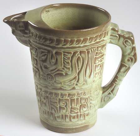 Mayan Aztec Prairie Green 64 Oz Pitcher