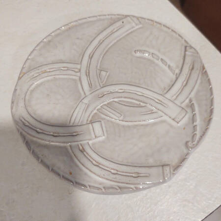 Mayan Aztec White Sand (Front and Back) Trivet