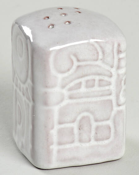 Mayan Aztec White Sand (Front and Back) Salt Shaker