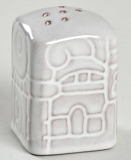 Mayan Aztec White Sand (Front and Back) Pepper Shaker