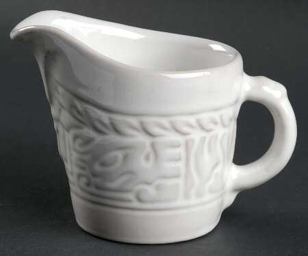 Mayan Aztec White Sand (Front and Back) Creamer