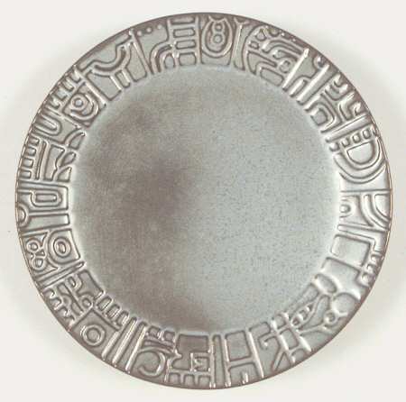 Mayan Aztec Woodland Moss Salad/Bread & Butter Plate by Frankoma