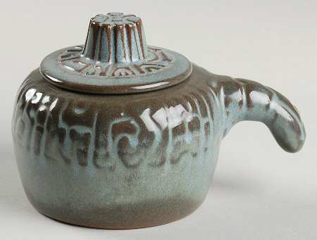 Mayan Aztec Woodland Moss Individual Casserole & Lid