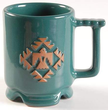 Native American Teal Mug