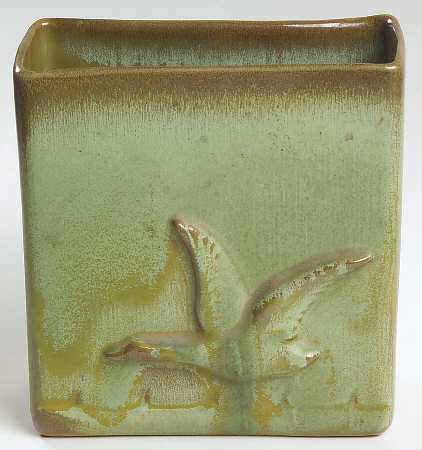 Plainsman Woodland Moss 6" Square Vase