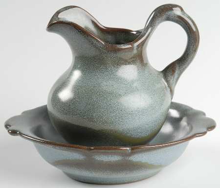 Plainsman Woodland Moss Small Pitcher & Bowl Set