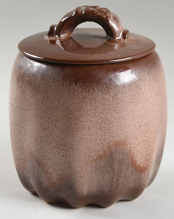 Plainsman Brown Tea Canister & Lid
