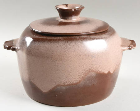 Plainsman Brown Bean Pot & Lid