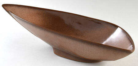 Plainsman Brown 15" Oval Freeform Bowl