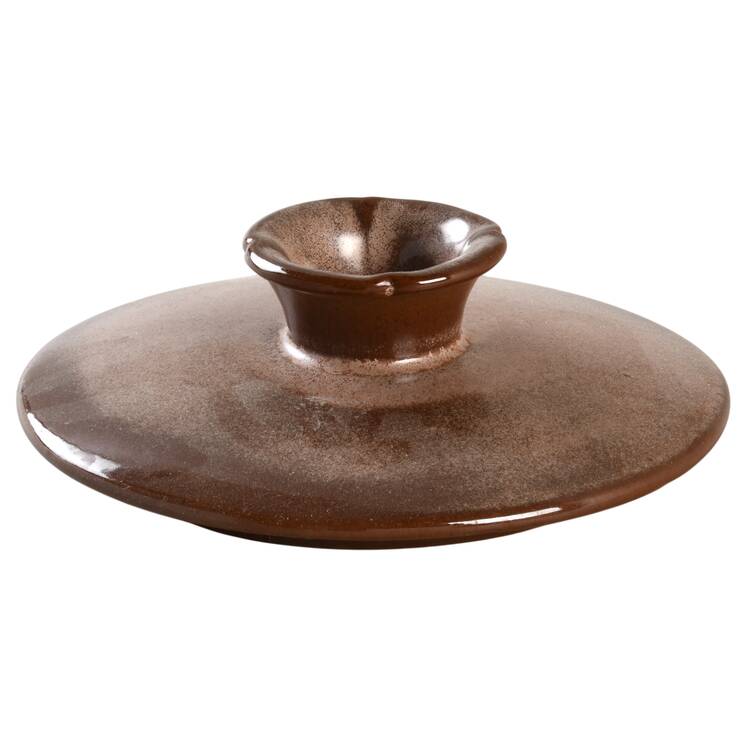 Plainsman Brown Lid for Bean Pot