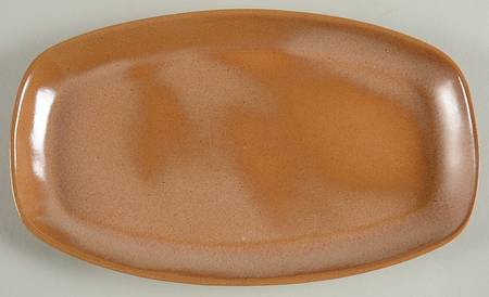 Plainsman Brown 11" Oval Serving Platter