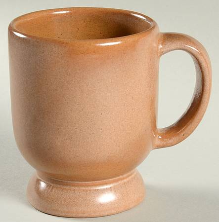 Plainsman Brown Footed Mug