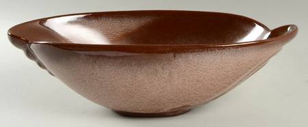 Plainsman Brown 11" Oval Vegetable Bowl