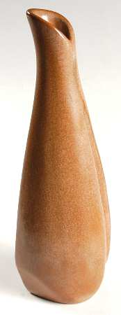 Plainsman Brown 9" Vase