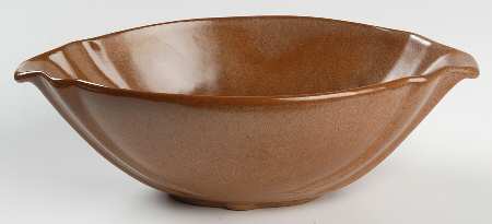 Plainsman Brown 9" Oval Vegetable Bowl