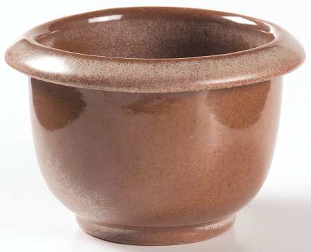 Plainsman Brown Custard Cup