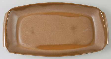 Plainsman Brown 17" Oval Serving Platter