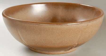 Plainsman Brown 8" Round Vegetable Bowl