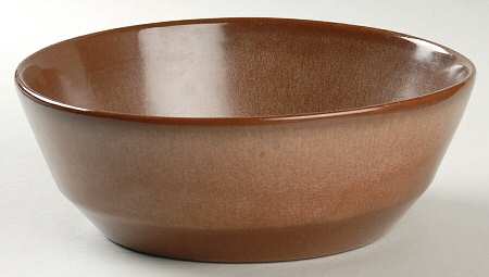 Plainsman Brown 7" Round Vegetable Bowl