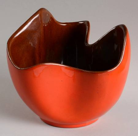 Plainsman Flame 5" Drapery Vase