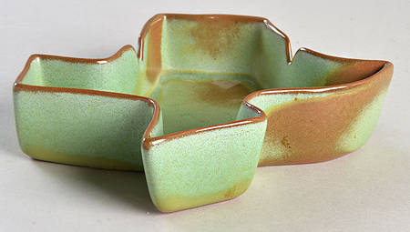 Plainsman Green 6" Ashtray