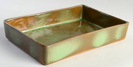 Plainsman Green 8" Rectangular Bowl