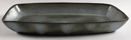 Plainsman Green Rectangular Vegetable Bowl