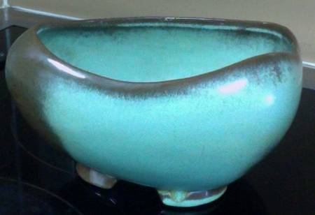 Plainsman Woodland Moss 7" Oval Freeform Bowl