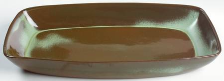 Plainsman Green 17" Oval Serving Platter