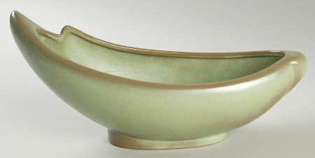 Plainsman Green Crescent Bowl