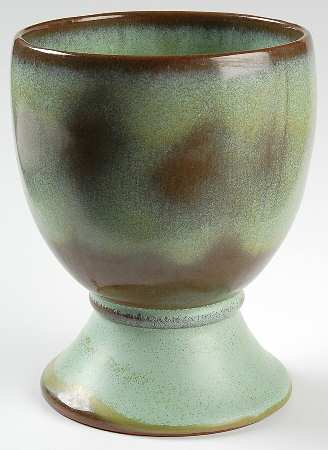 Plainsman Green 7" Urn Shaped Vase