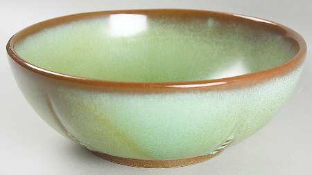 Plainsman Green 8" Round Vegetable Bowl