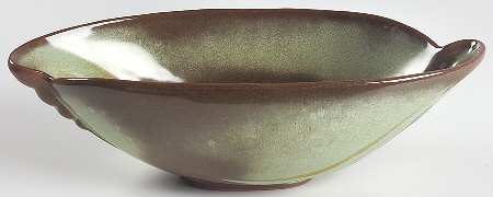 Plainsman Green 11" Oval Vegetable Bowl