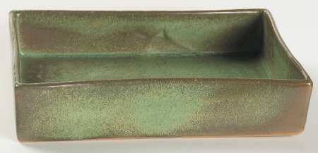 Plainsman Green 6" Rectangular Bowl