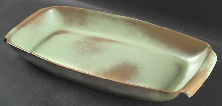 Plainsman Green 17" Rectangular Serving Platter