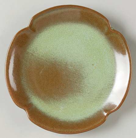 Plainsman Green Saucer for Flat Cup by Frankoma