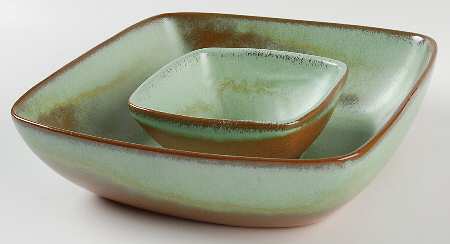 Plainsman Green 1 Piece Chip & Dip