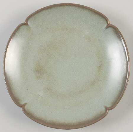 Plainsman Green Luncheon Plate
