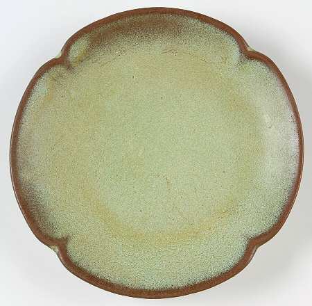 Plainsman Green Bread & Butter Plate
