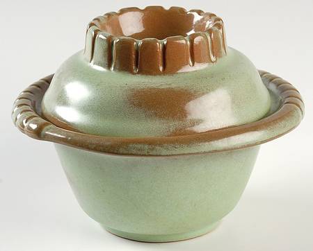 Plainsman Green Butter Tub & Lid