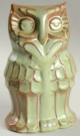 Plainsman Green Owl Figurine